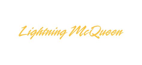 Lightning Mcqueen Name