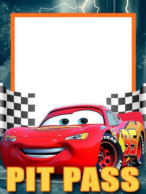 lightning mcqueen template Lightning mcqueen, Disney cars birthday