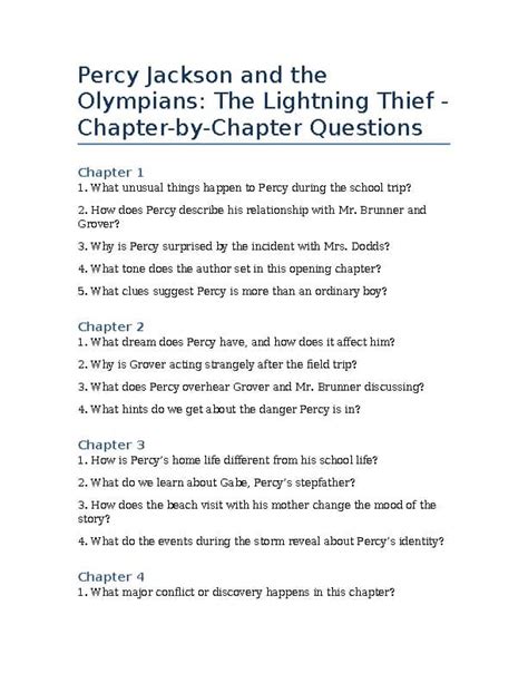 Download Lightning Thief Accelerated Reader Answers 