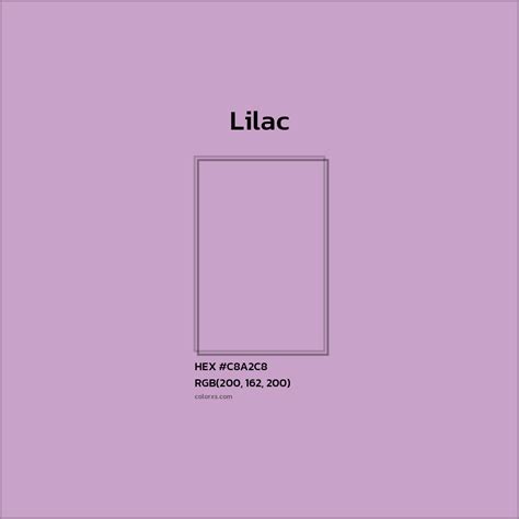 lilac color code