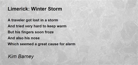 Limerick Poems About Winter Capturing The Chills And Limerick Poem About Nature - Limerick Poem About Nature