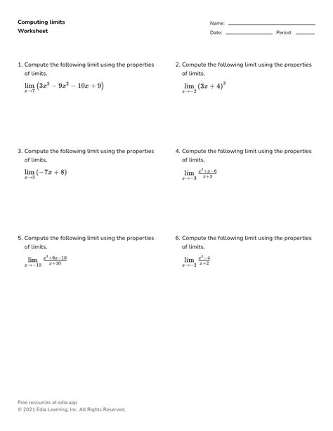 Limits Pre Calkc