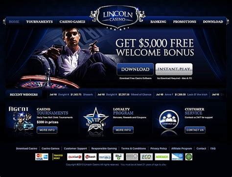 lincoln casino first deposit bonus