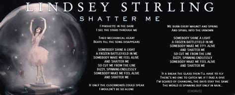 Lindsey Stirling Shatter Me Lyrics