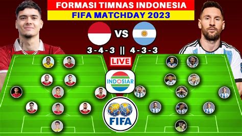line up indonesia vs argentina