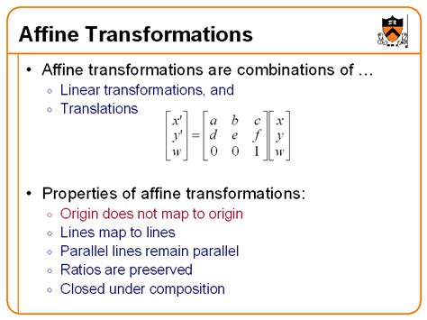 linear algebra - Affine transformation applied to a multivariate ...