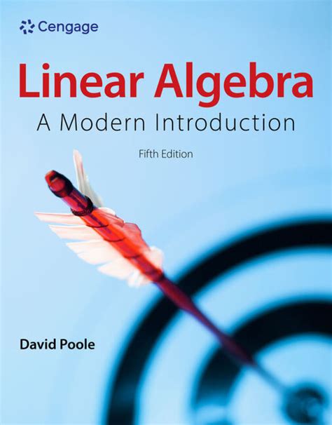 Linear Algebra A Modern Introduction 3rd Third Edition Authors Poole David 2010 Published By Brooks Cole Hardcover