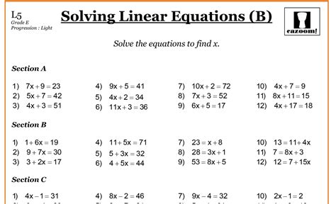 linear algebra answers