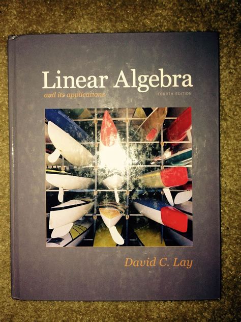Linear Algebra Lay 4th Edition Solution
