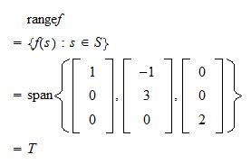 linear algebra range of matrix