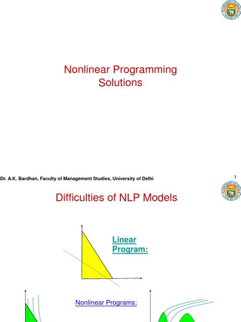 Linear And Nonlinear Programming Solution Manual