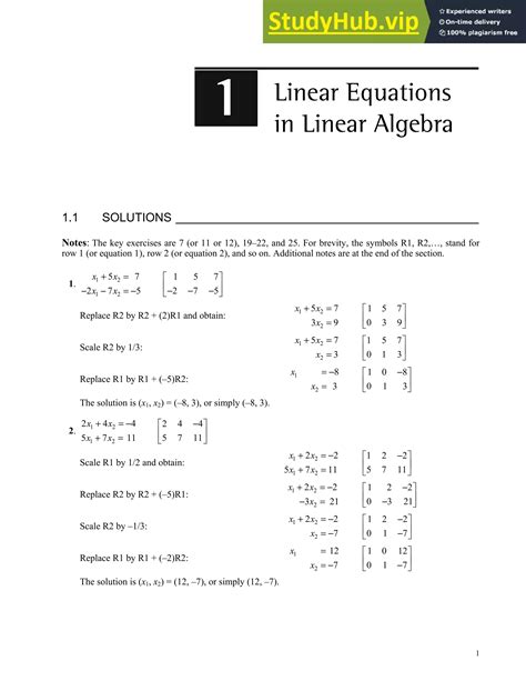 Read Online Linear Algebra And Its Applications 3Rd Edition Solutions Pdf 