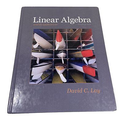 Read Linear Algebra And Its Applications 4Th Edition Lay 