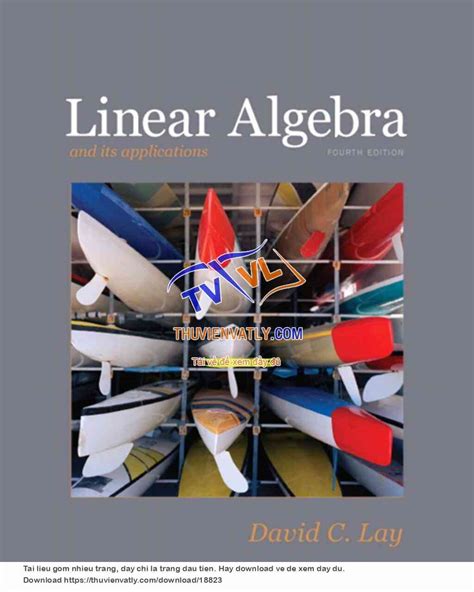 Download Linear Algebra David Lay 4Th Edition Solutions 