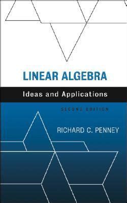 Download Linear Algebra Ideas And Applications Second Edition 