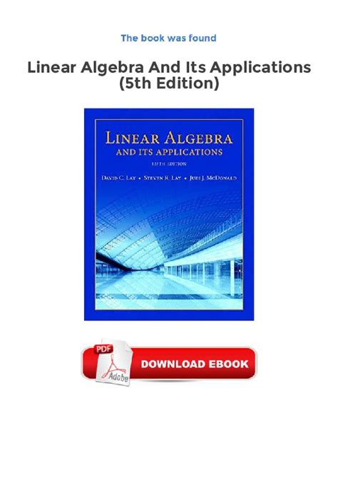 Read Linear Algebra Its Applications Study Guide 