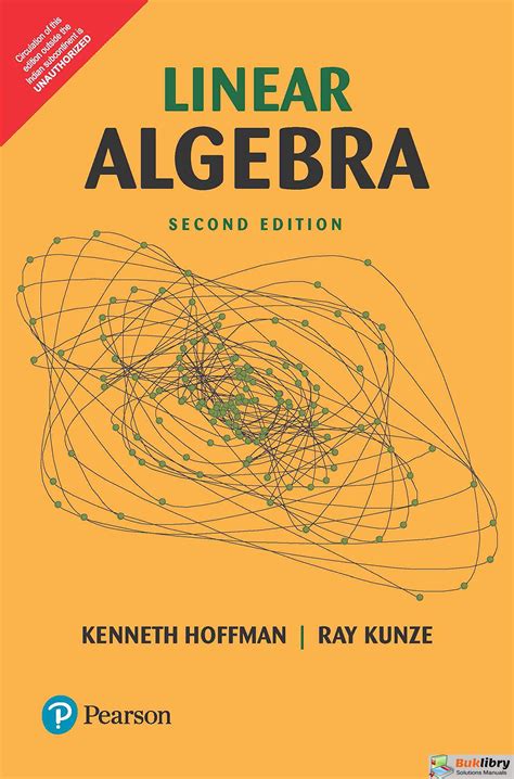 Read Linear Algebra Kenneth Hoffmann Solution Manual 