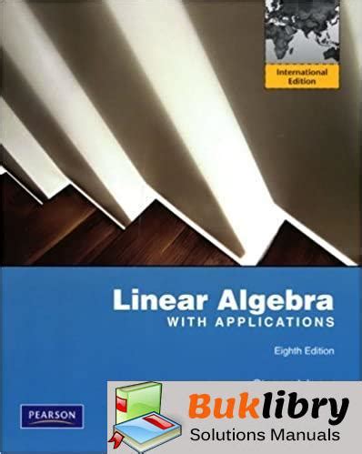 Download Linear Algebra With Applications 8Th Edition Steven Leon 