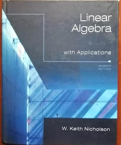 Read Linear Algebra With Applications Seventh Edition 