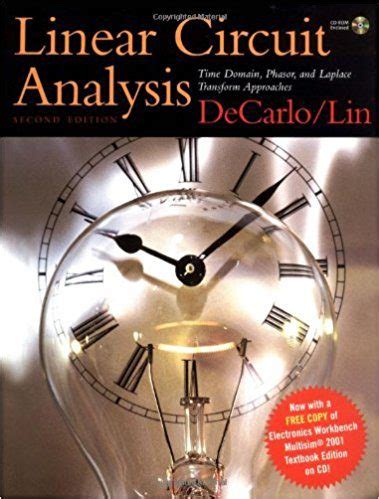 Full Download Linear Circuit Analysis Decarlo Lin 2Nd Edition File Type Pdf 
