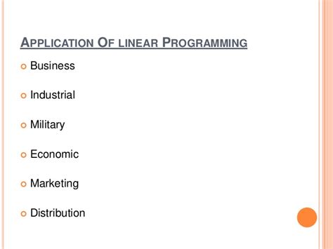 Read Linear Programming Business Management Courses 
