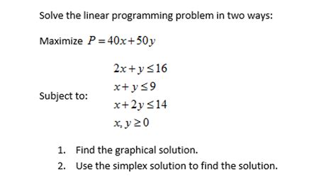 Read Linear Programming Questions And Answers 