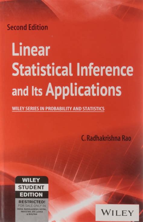 Read Online Linear Statistical Inference And Its Applications 