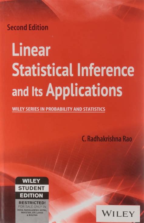 Full Download Linear Statistical Inference And Its Applications 