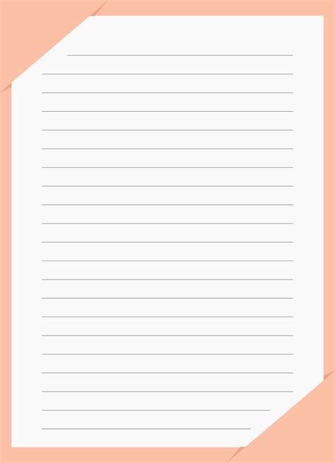 Lined Paper Printable Paper Printable Writing Paper - Printable Writing Paper