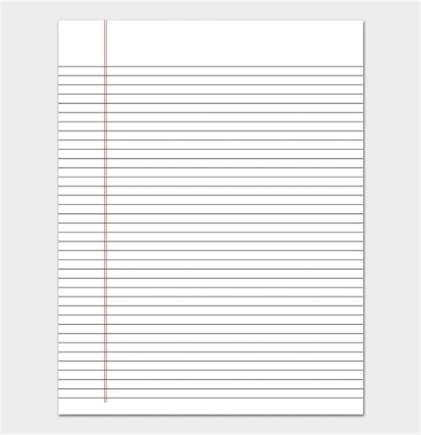 Lined Paper Template 38 Free Lined Papers In Lined Writing Paper - Lined Writing Paper