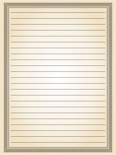 Lined Writing Paper   Free Printable Lined Writing Paper With Drawing Box - Lined Writing Paper