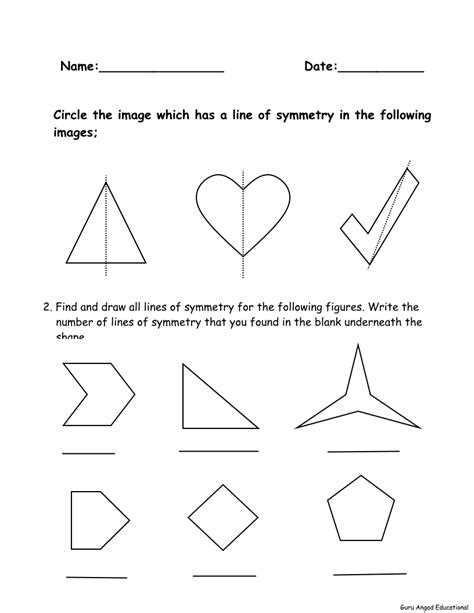 Lines Of Symmetry Worksheets 4th Grade Online Printable Lines Of Symmetry 4th Grade - Lines Of Symmetry 4th Grade
