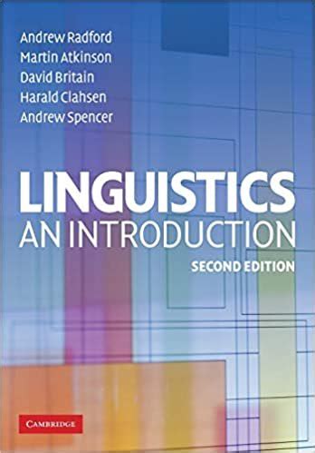 Full Download Linguistics An Introduction Second Edition 