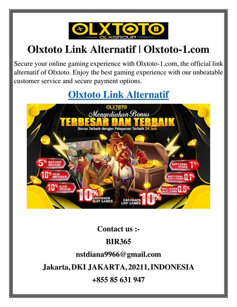 LINK ALTERNATIFE OLXTOTO ⛏️ OLXTOTO Update Promo Bonus & Biggest Prize Easy to Reach