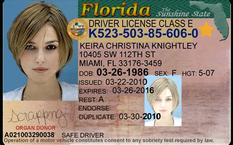 Full Download Linkbase Florida Id Template 