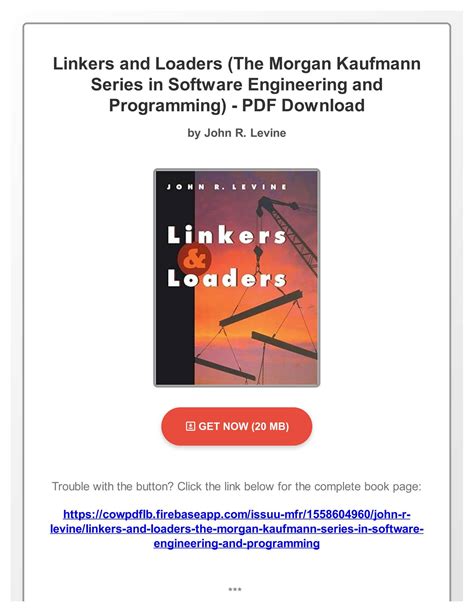 linkers and loaders the morgan kaufmann series in software engineering and programming