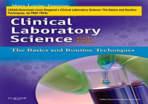 Read Linne And Ringsruds Clinical Laboratory Science The Basics And Routine Techniques 6E 