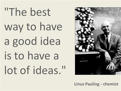 linus pauling biography chemistry quote