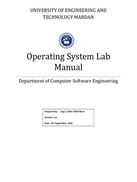 Linux Operating System Lab Manual