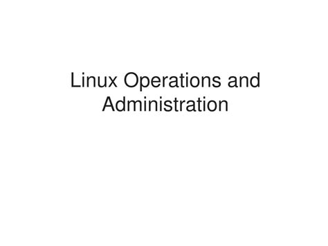 Linux Operations And Administration By Basta Alfred Published By Cengage Learning 1st First Edition 2012 Paperback