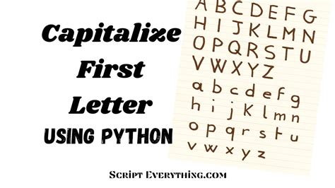 Linux Script For Capitalizing First Letter Of Words Capital G In Script - Capital G In Script