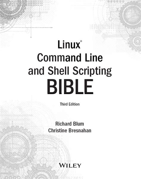 Download Linux Command Line And Shell Scripting Bible 3Rd Edition 