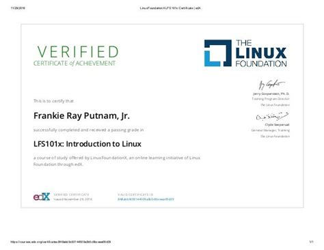 linuxfoundationx lfs101x introduction to linux