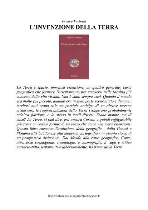 Read Linvenzione Della Terra 