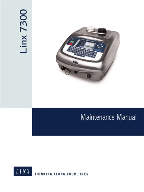 linx 7300 printer manual