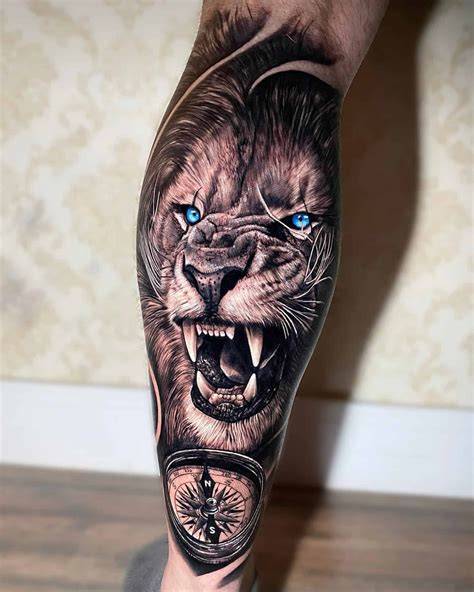 lion tattoo nude