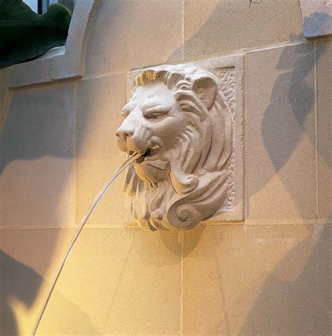 Lion Wall Fountains Outdoor