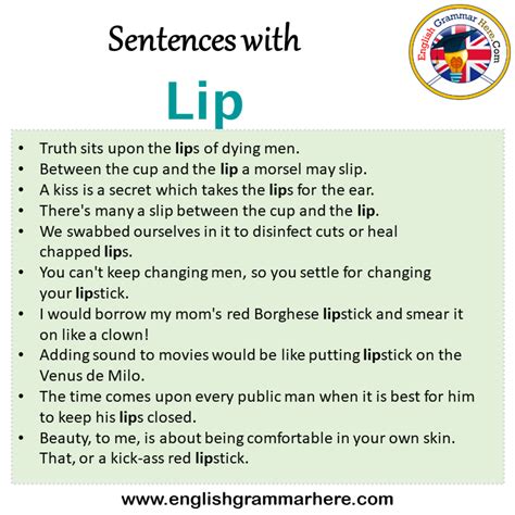 lip service make sentences cool