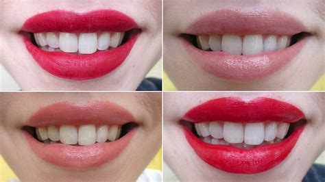 lipstick colors to make teeth look whiter