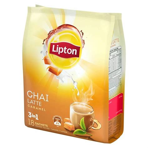 lipton chai latte caramel tea